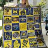 Michigan Wolverines Blanket Quilt Rze1