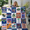 Florida Gators Blanket Quilt Rze1