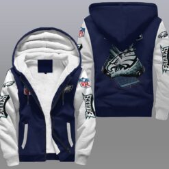 Philadelphia Eagles 2 Fleece Jacket Rze1