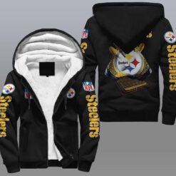 Pittsburgh Steelers 2 Fleece Jacket Rze1