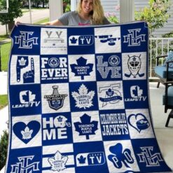 Toronto Maple Leafs Quilt Blanket Rze2