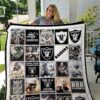 Las Vegas Raiders 3 Blanket Quilt Rze1
