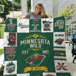 Minnesota Wild Quilt Blanket Rze1