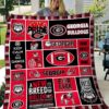 Georgia Bulldog 2 Quilt Blanket Rze1