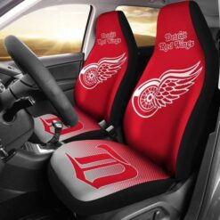 Detroit Red Wings 2 Car Seat Covers Rze1