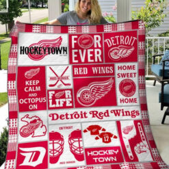 Detroit Red Wings 1 Quilt Blanket Rze1