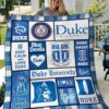 Duke Blue Devils 1g Blanket Quilt HD21