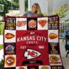 Kansas City Rze2iefs Quilt Blanket Quilt Rze2