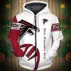 Atlanta Falcons 2 Hoodie Zip Hoodie 3D Rze1