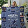 Memphis Grizzlies Blanket Quilt Rze1