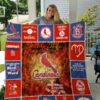 St Louis Cardinals Quilt Blanket Quilt Rze1