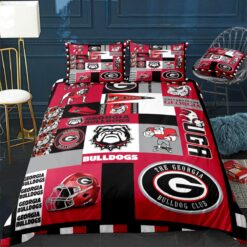 Georgia Bulldogs 2g Bedding Set Rze1