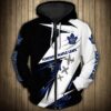 Toronto Maple Leafs 3 Zip Hoodie 3D Rze1