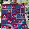 Colorado Avalanche Blanket Quilt HD21