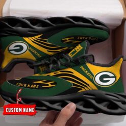 Green Bay Packers Black Max Soul Shoes Rze1