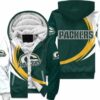 Green Bay Packers 2 Fleece Jacket Rze1