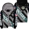 Green Bay Packers 4 Fleece Jacket Rze1