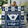 Dallas Cowboys 2 Blanket Quilt Rze1