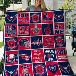 Washington Capitals 1 Blanket Quilt Rze1