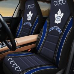 Toronto Maple Leafs Leather Seat Covers Rze2