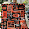 Cincinnati Bengals Lover Blanket Quilt Rze2