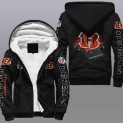 Cincinnati Bengals Black Fleece Jacket Rze2