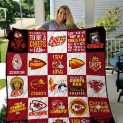 Kansas City Rze2iefs Blanket Quilt Rze1