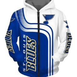 St. Louis Blues 2 Zip Hoodie 3D Rze2
