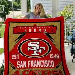 San Francisco 49ers 1 Blanket Quilt HD21