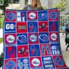 Philadelphia 76ers Quilt Blanket H23