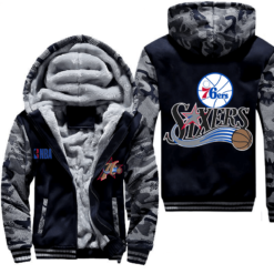 Philadelphia 76ers Fleece Jacket Rze1