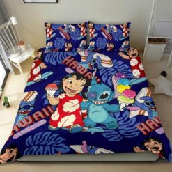Lilo And Stitch Funny Lover Bedding Set Rze1
