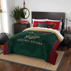 Minnesota Wild Bedding Set Rze1