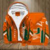 Miami Hurricanes 1g Fleece Jacket Rze1