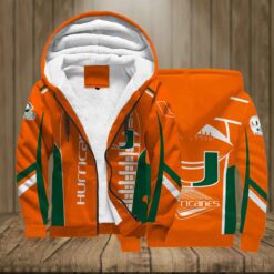 Miami Hurricanes 1g Fleece Jacket Rze1