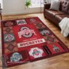 Ohio State Buckeyes 1 Area Rugs Rze1