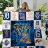 Detroit Tigers 1g Blanket Quilt Rze1