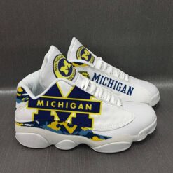 Michigan Wolverines Jordan 13 Shoes Rze1