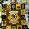 Boston Bruins 3 Blanket Quilt Rze1