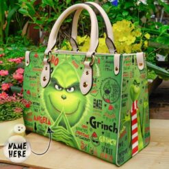 The Grinch White Leather Bag Rze1