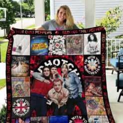 Red Hot Rze2ili Peppers Blanket Quilt Rze2