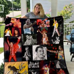 Freddie Mercury 1g Quilt Blanket Quilt Rze1