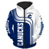 Vancouver Canucks Hoodie Zip Hoodie 3D D22