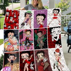 Betty Boop 1g Quilt Blanket Quilt Rze1