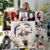 Post Malone Quilt Blanket Quilt Rze2