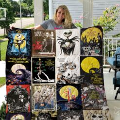 Jack Skelington Blanket Quilt Rze1
