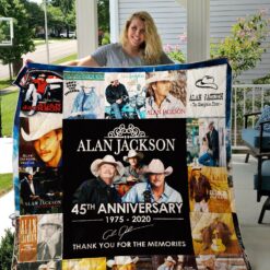 Alan Jackson 3 Blanket Quilt Rze1