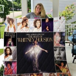 Whitney Houston Blanket Quilt Rze2