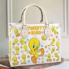 Tweety Bird Leather Hand Bag TO86