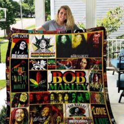 Bob Marley Quilt Blanket Rze1